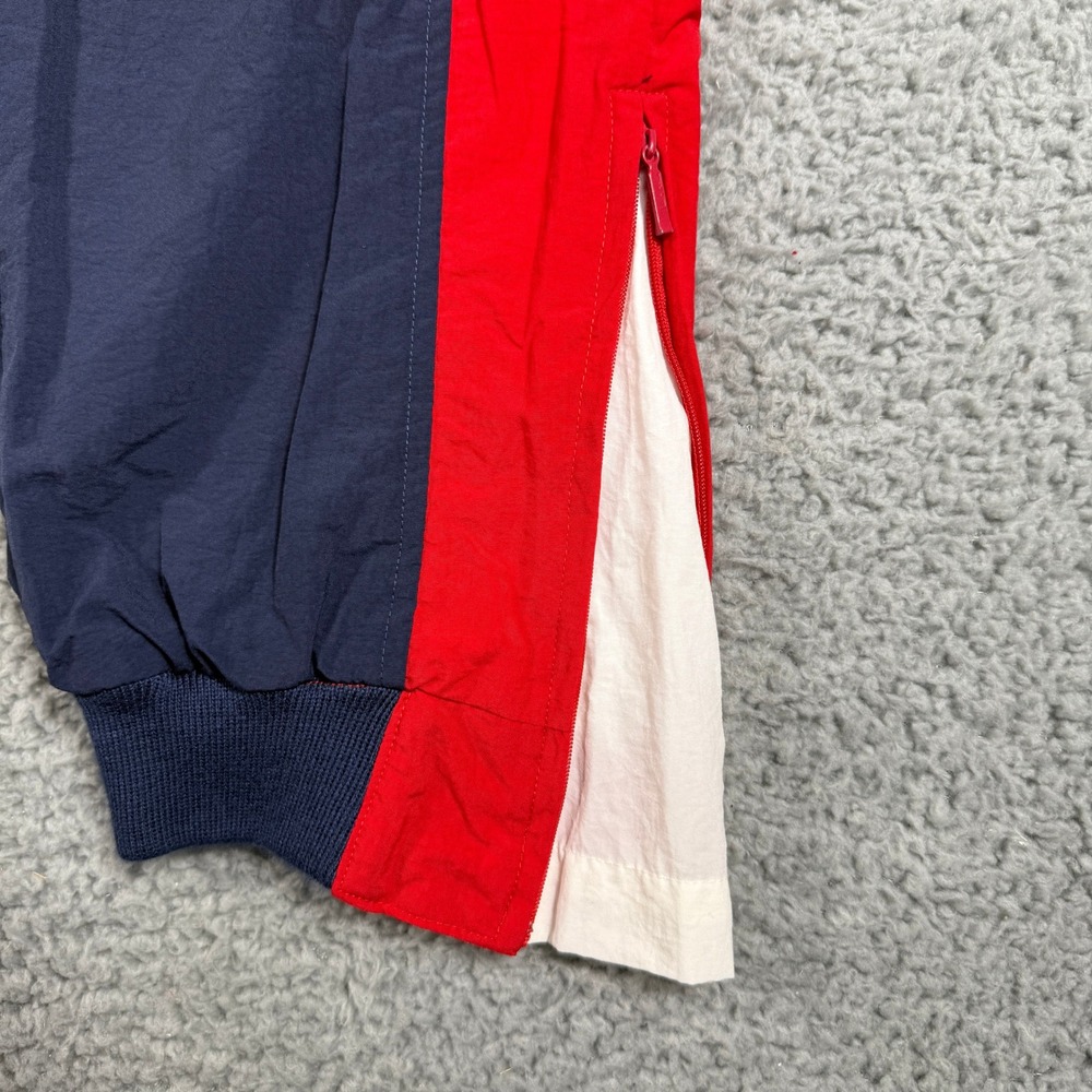 Rossignol Track Pants Mens Medium Blue Green Red Colorblock Warm Up Zip Opening - Picture 4 of 10
